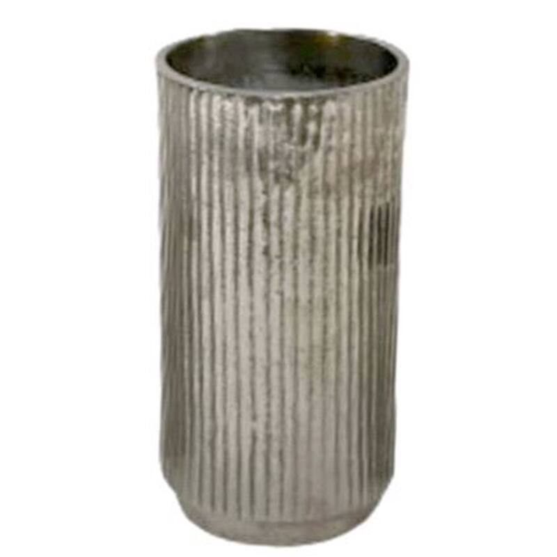 Flower Pot Raw Brass Antique Dia H11.81"- A - Raw Brass Antique