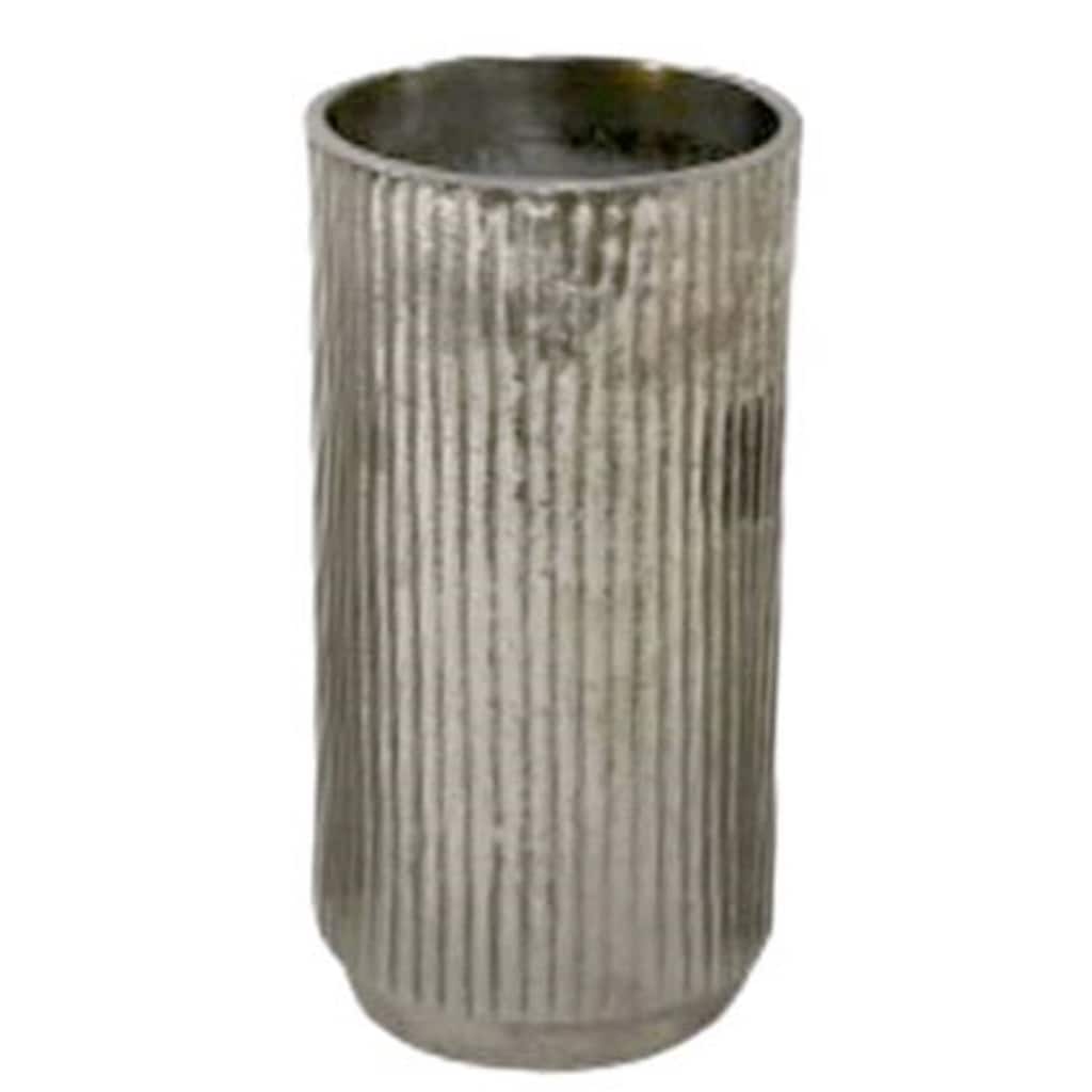 Flower Pot Raw Brass Antique Dia H11.81"- A - Raw Brass Antique