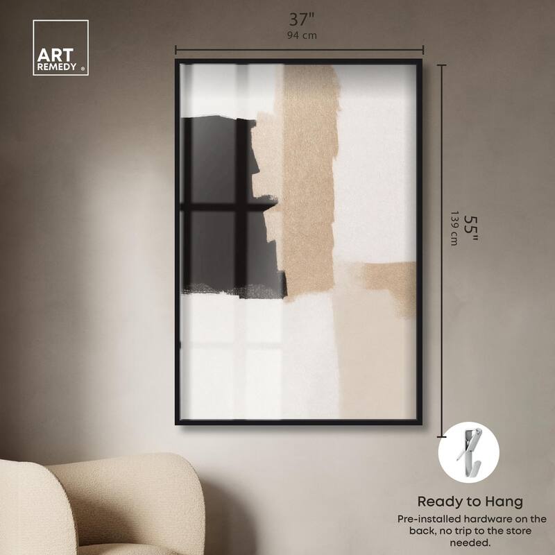 Earth and Ink IV Shadowbox by Art Remedy