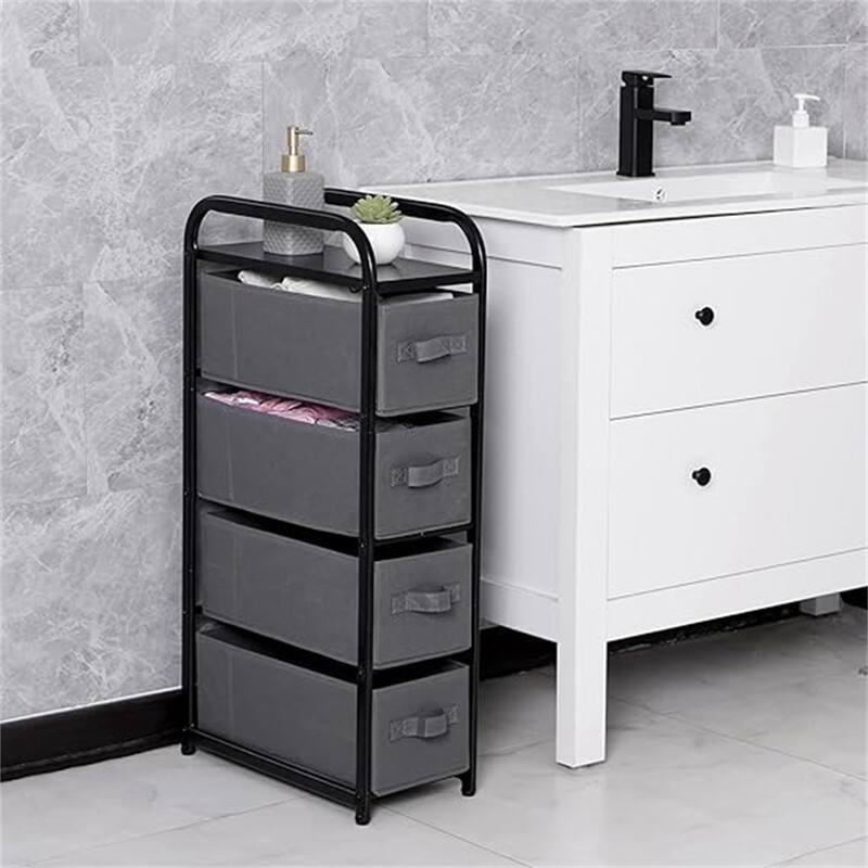 Narrow Dresser Fabric Storage Tower Vertica - Overstock - 39834700 Narrow Dresser Fabric Storage Tower Vertica - Overstock - 39834700