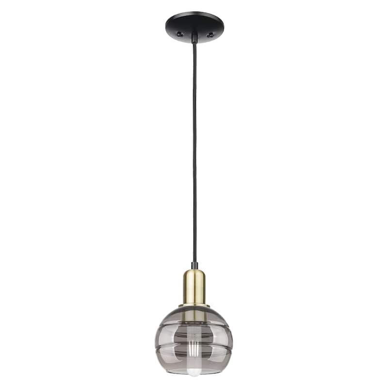 Innovations Lighting Endless Possibilities Arcadia - Rochester - 1 Light 6" Cord Hung Mini Pendant - Black Antique Brass