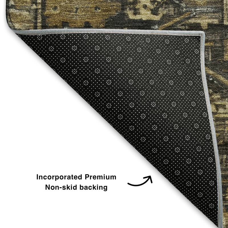 Premium Washable Super Soft Traditional Global Mayfield Rug