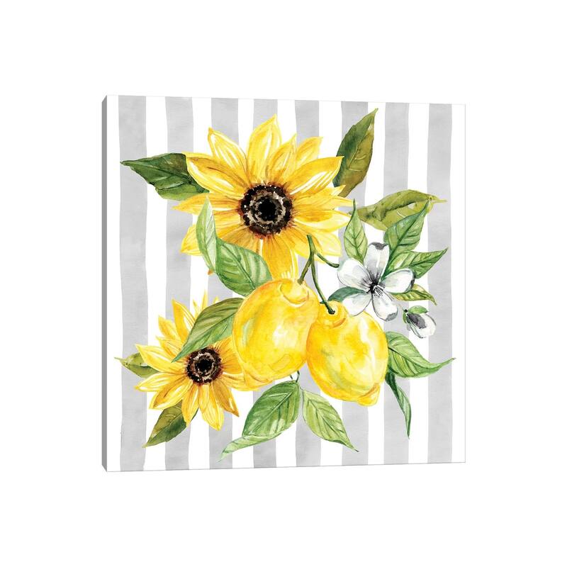 iCanvas "Lemons and Sunflowers I" by Carol Robinson Canvas Print