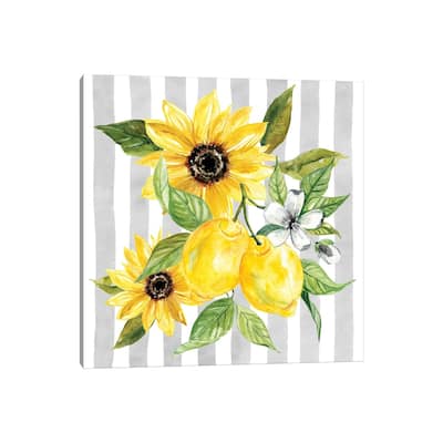 iCanvas "Lemons and Sunflowers I" by Carol Robinson Canvas Print