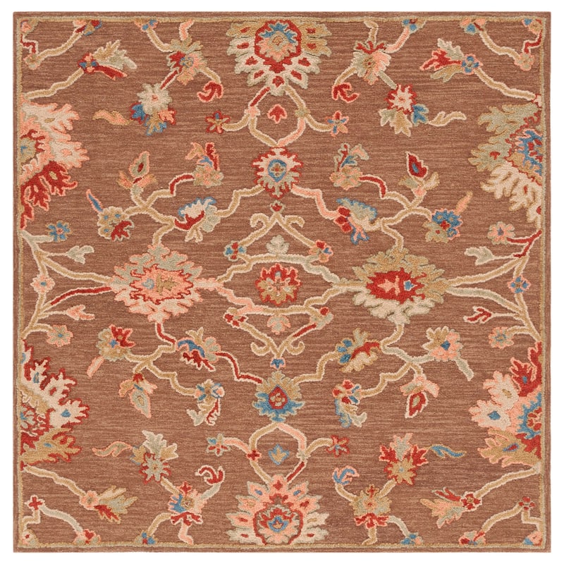 SAFAVIEH Handmade Metro Christele French Country Floral Wool Rug