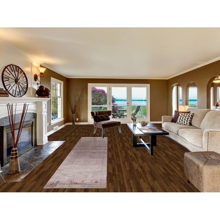Hand Knotted Oriental 100% Wool Carpet Tribal Animal Pictorial Brown Gabbeh Runner Rug - 11' 9'' X 2' 7''