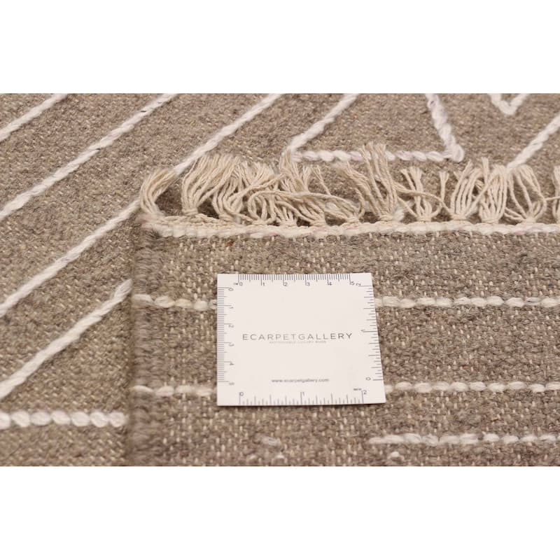 Marrakech Taupe Kilim 5'2" x 7'9" - 5'2 x 7'9