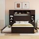preview thumbnail 7 of 52, Modern Platform Bed with Integrated Cabinet and Drawers
