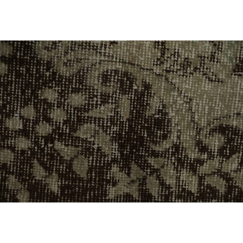 Hand Knotted Oriental 100% Wool Carpet Transitional Floral Beige & Ivories Anatolian Area Rug - 9' 2'' X 5' 9''