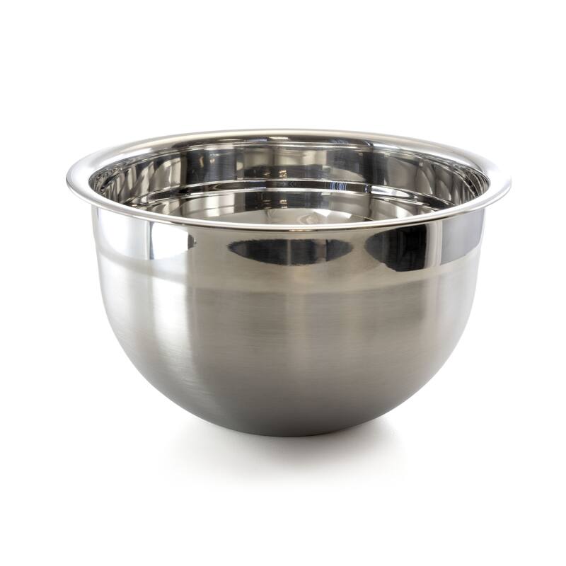 MegaChef Stackable Stainless Steel 5 Piece Mixing Bowl Set with Lids