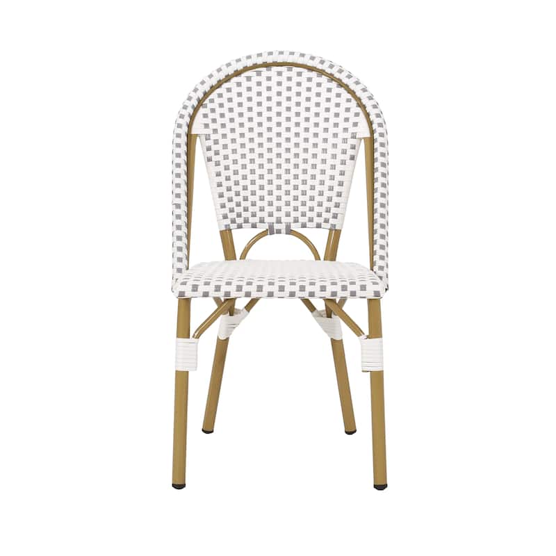 Elize Outdoor French Cafe Chairs (Set of 4) by Christopher Knight Home