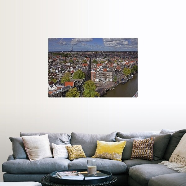 City Scape Poster Print Picture Wall Art Amsterdam Skyline