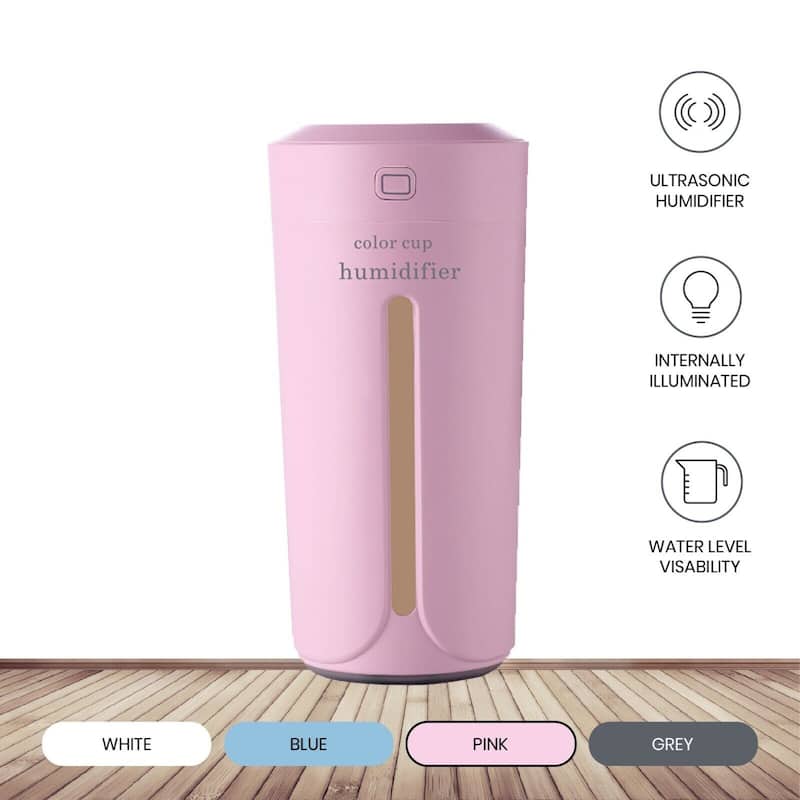 Portable USB Mini Ultrasonic Color Change Humidifier Bed Bath