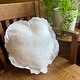preview thumbnail 5 of 7, Modern Heirloom Venice Embroidered Heart Pillow Set, Includes 2 Pillows Accent - 14 inches