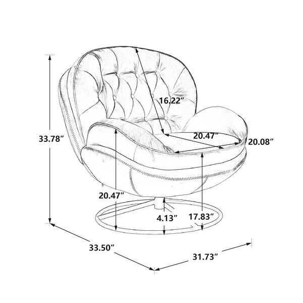 dimension image slide 1 of 2, Accent chair TV Chair Living room Chair with Ottoman