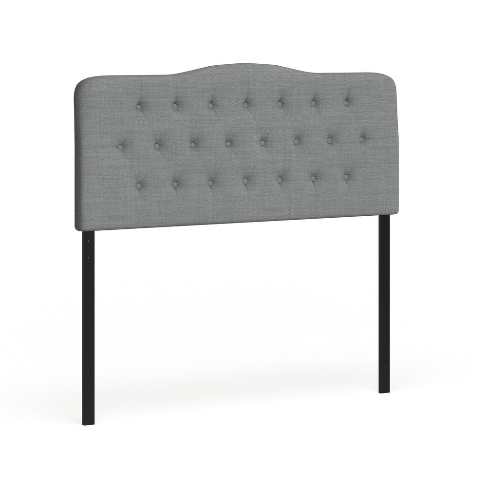 The Gray Barn Burr Hollow Queen Fabric Upholstered Headboard