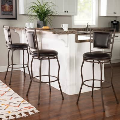 Copper Grove Nantucket Adjustable Bar Stools (Set of 3)