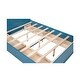 preview thumbnail 17 of 31, Full Size Platform Kids Bed Frame with Storage Shelves, 4-Drawers & Elegant Headboard for Modern Style and Functionality, Blue