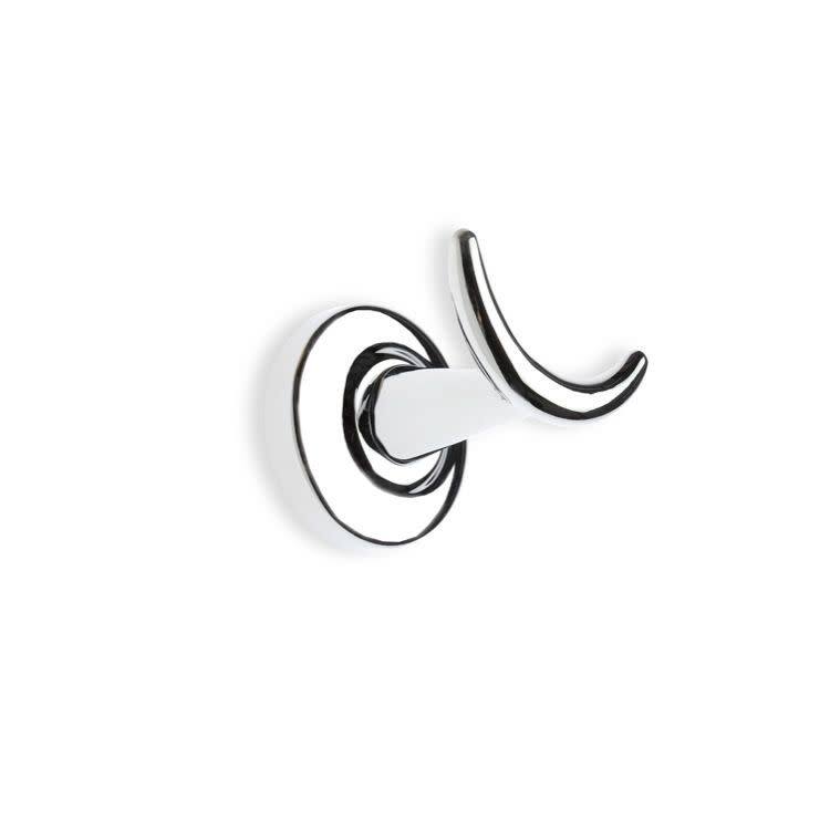 Nameeks Smart Double Robe Hook - Chrome
