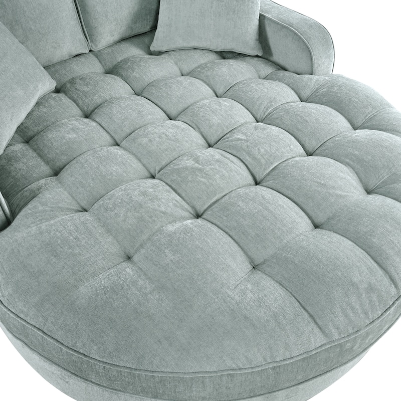 Modern Oversized Chaise Lounge Sofa Bed by Harper & Bright Designs