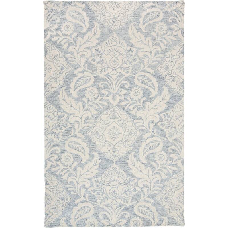 Feizy FZRG91364 Lazi 9' x 12' Wool Hand Tufted Paisley Farmhouse Area