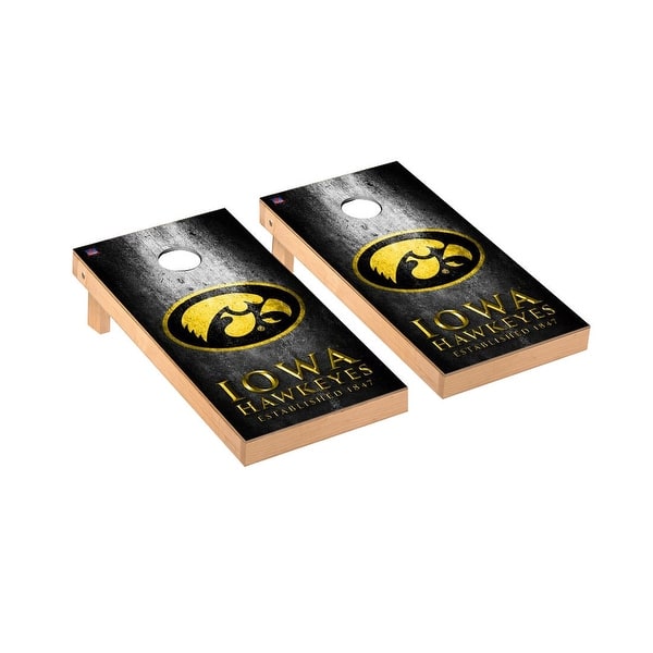 slide 2 of 5, Iowa Hawkeyes 2x4 Pro Cornhole Boards - V5 Include Carrying Case