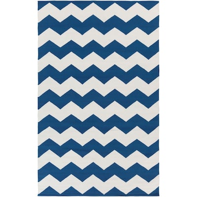 Macy Hand-woven Cotton Chevron Area Rug