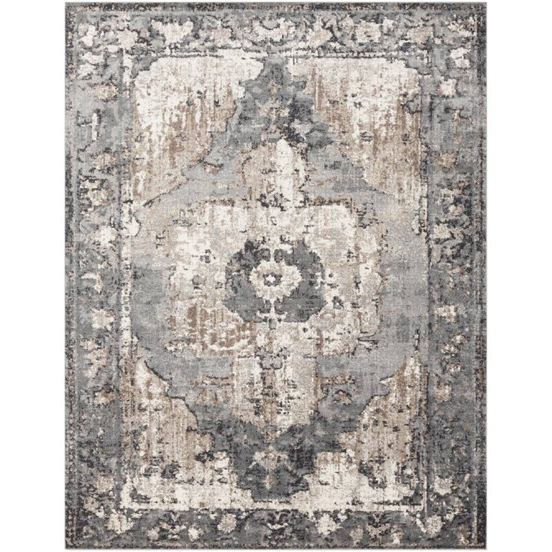 Livabliss Chelsea Updated Traditional Medallion Area Rug