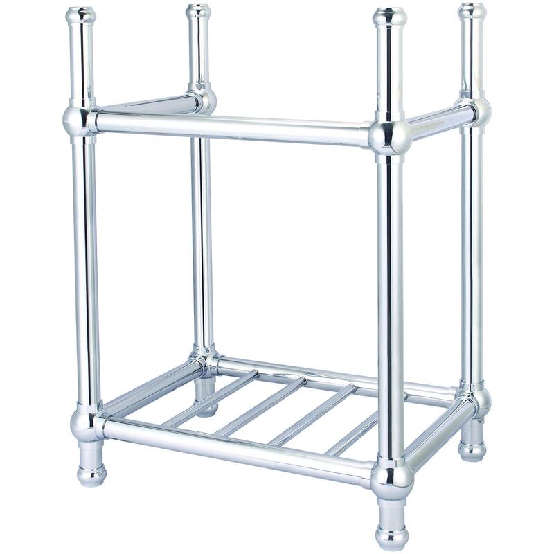 Kingston Brass XBH231733 Franklin 24-1/2" Console Legs - Polished Chrome