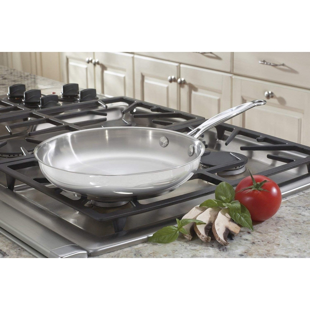 Cuisinart 722-24NS Chef'S Classic Nonstick Stainless 10-Inch Open Skillet