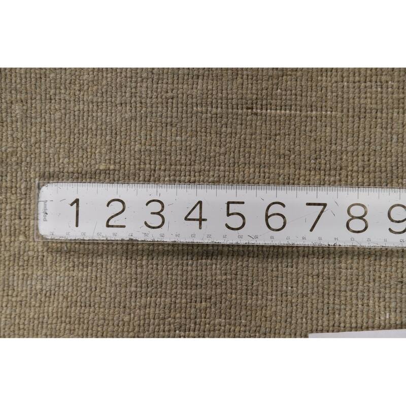 Gabbeh Modern Foyer Rug Beige Handmade Wool Carpet - 2'8"x 3'11"