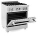 preview thumbnail 5 of 28, ZLINE 30" 4.0 cu. ft. Dual Fuel Range with Gas Stove and Electric Oven in Fingerprint Resistant Stainless Steel