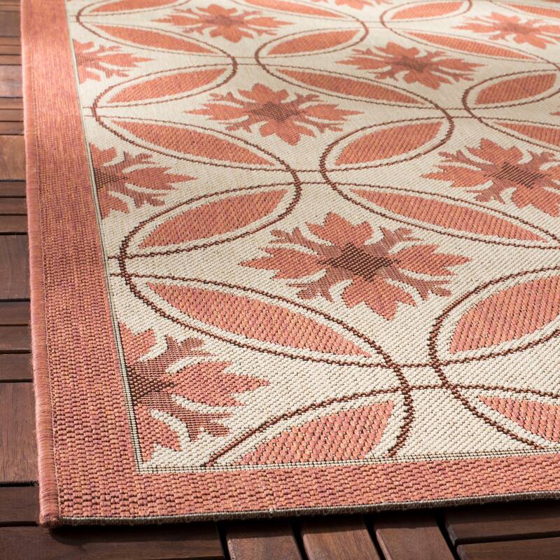 SAFAVIEH Courtyard Walfriede Indoor/ Outdoor Waterproof Rug