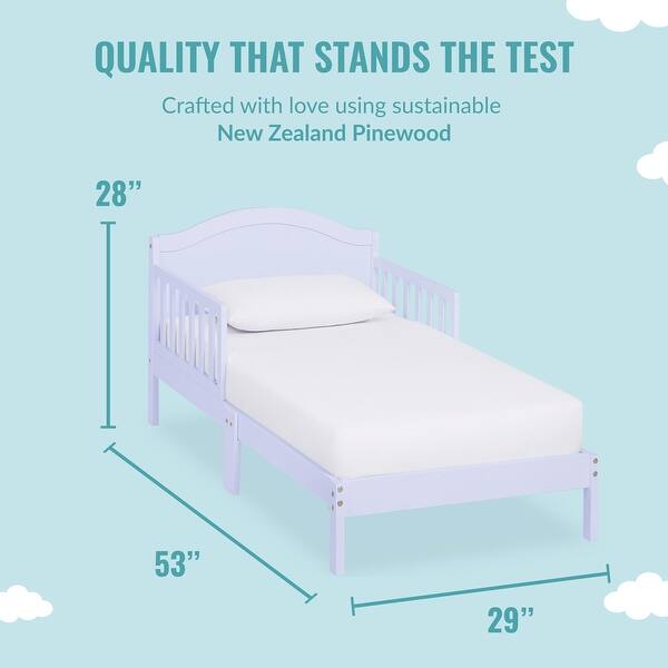 Dream On Me Sydney Toddler bed - lavender ice