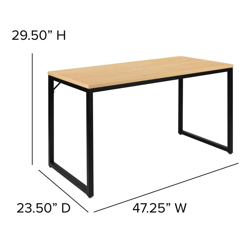 Commercial Grade Industrial Style Office Desk - 47" Length