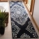 preview thumbnail 2 of 58, SAFAVIEH Handmade Wyndham Shubhra Modern Wool Rug 2'3" x 9' Runner - Dark Grey/Ivory - Runner