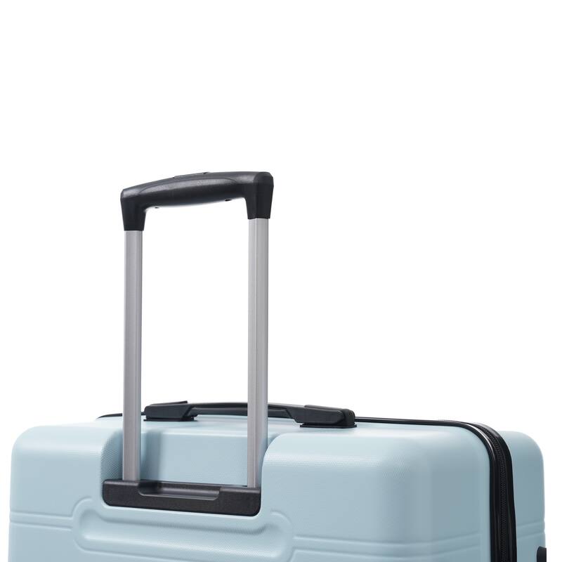 6 Piece Luggage Set, with Double Spinner Wheels Handle Password Lock, 14 IN Cosmetic Case 20/24/28 IN Luggages with Bag