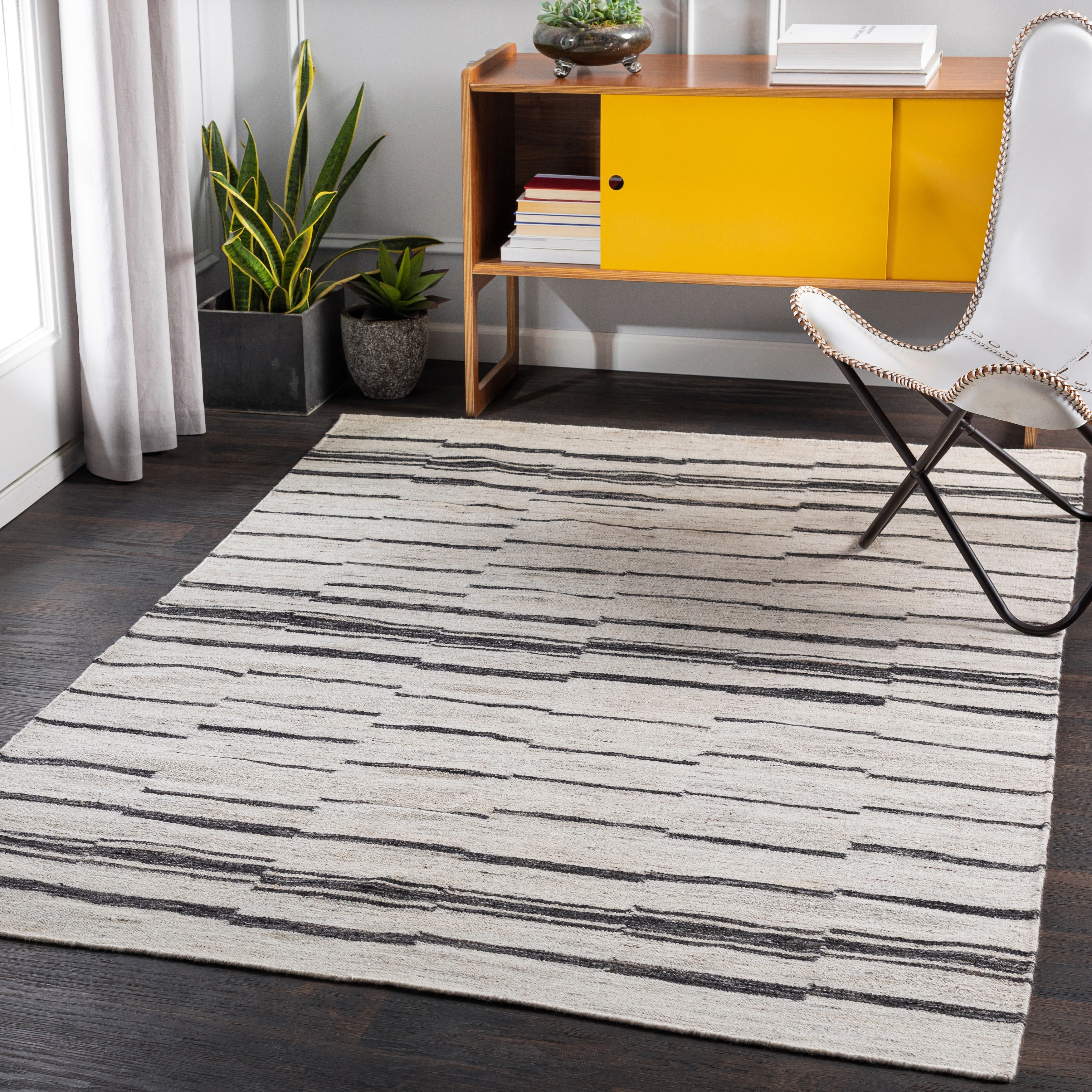 Briley Modern Handmade Area Rug
