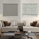 preview thumbnail 5 of 3, Chicology Light Filtering Cordless Vinyl Mini Window Blinds - 1" Slats - Gray 36" Height Sizes