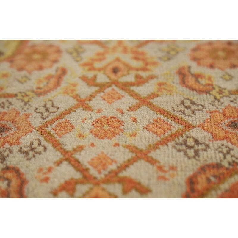 Vegetable Dye Tabriz Persian Area Rug Handmade Oriental Wool Carpet - 9'8"x 13'0"