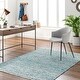 preview thumbnail 1 of 5, Hand-Woven Canoas Cotton/Leather Area Rug (2' x 3') - 2' x 3'