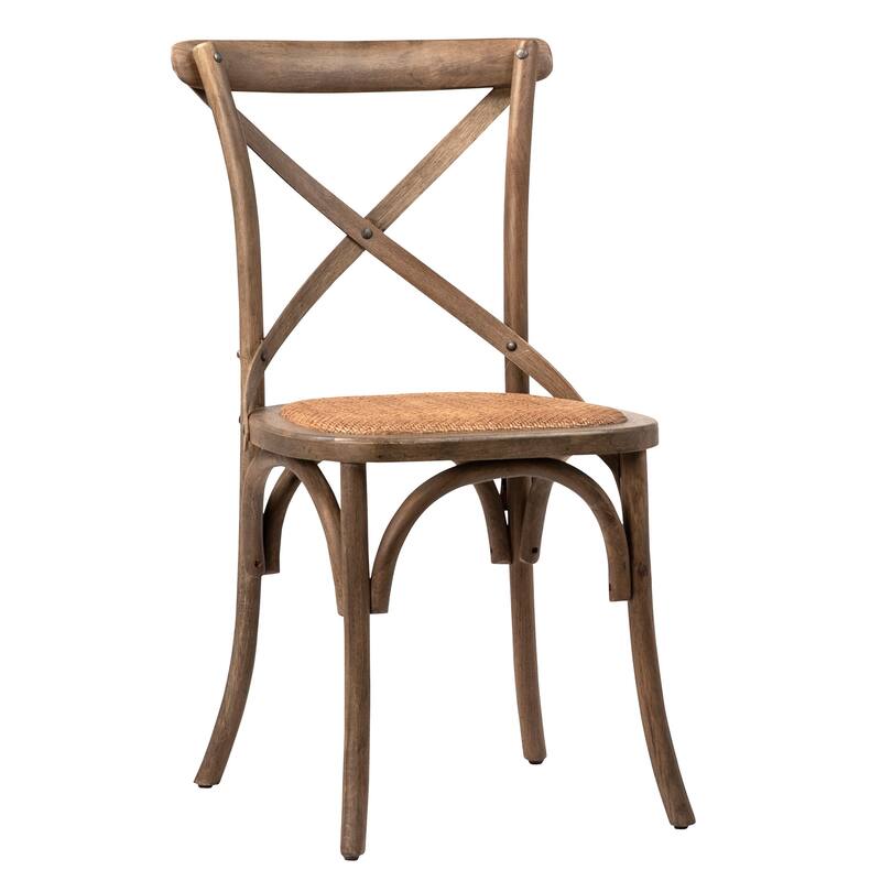 Grove Oak Wood Upholstered Dining Chair, Natural