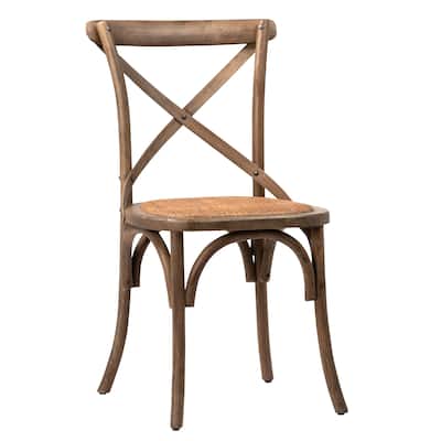 Grove Oak Wood Upholstered Dining Chair, Natural