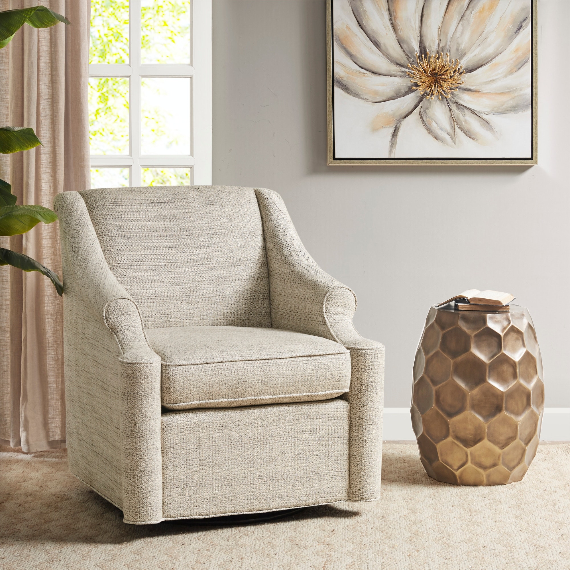 Madison Park Justin Swivel Glider Chair