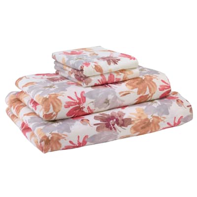 Avanti Linens Wildflowers Flannel Twin Sheet Set