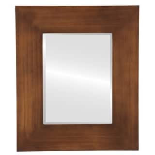 Tribeca Framed Rectangle Mirror in Sunset Gold
