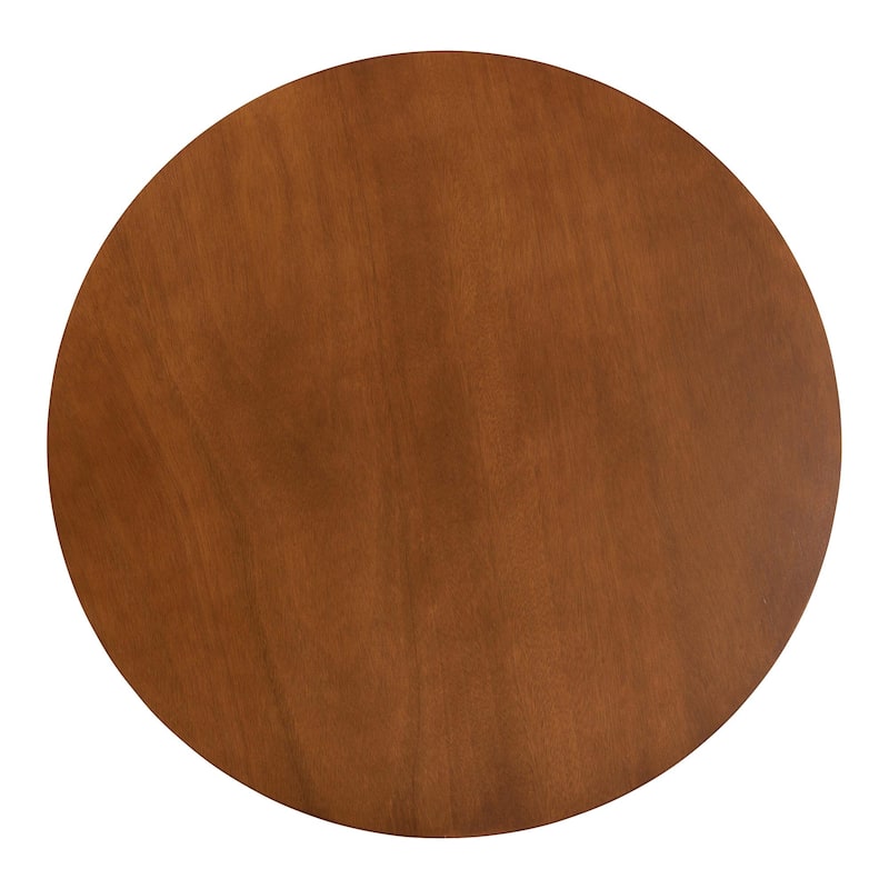 Crystal 5-Piece Dining Set - Mid-Century Modern Round Table and Chair Set for Dining Room, Kitchen, Apartment