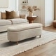 preview thumbnail 49 of 50, INK IVY Bailey Boucle-Style Curved Storage Accent Bench