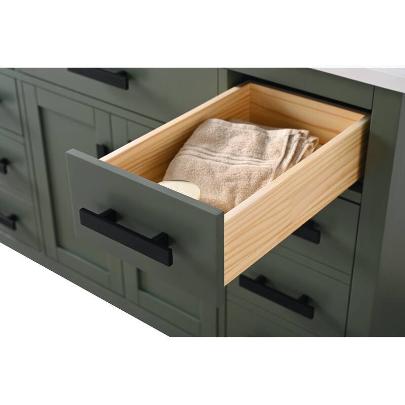 Valentino 84" Double Vanity in White