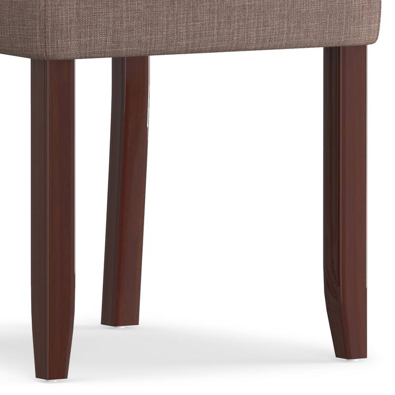 WYNDENHALL Normandy Transitional Parson Dining Chair (Set of 2) - 18.1"w x 18.5" d x 39.4" h